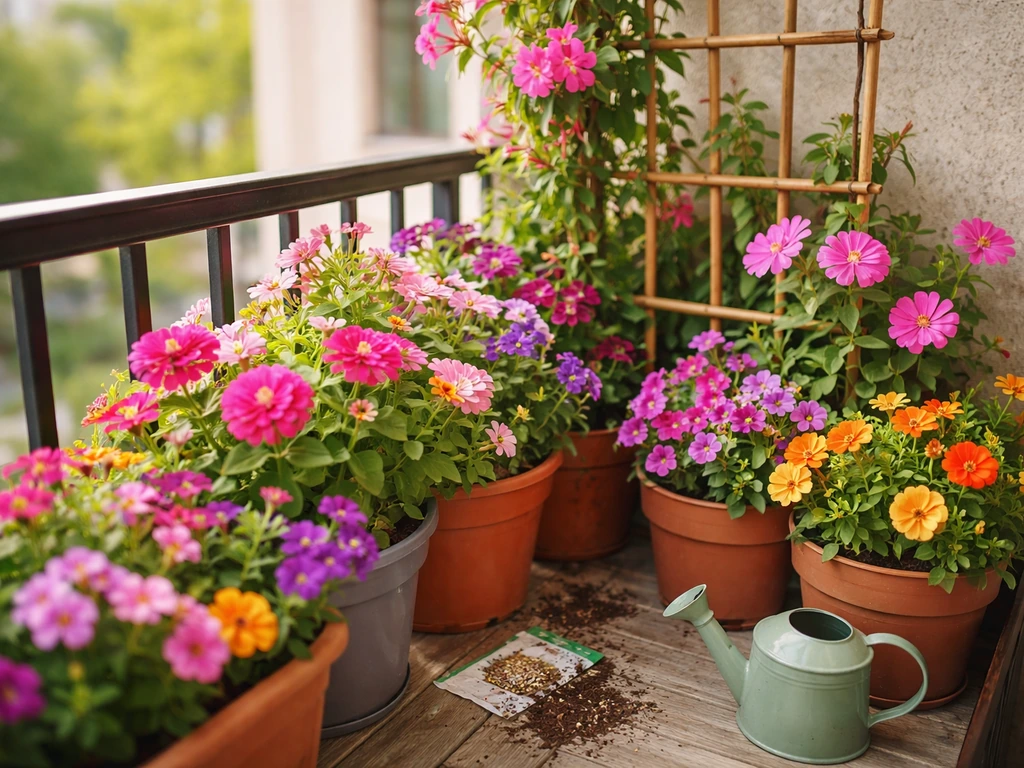 How to Grow Flowers in Small Spaces: Step-by-Step Guide