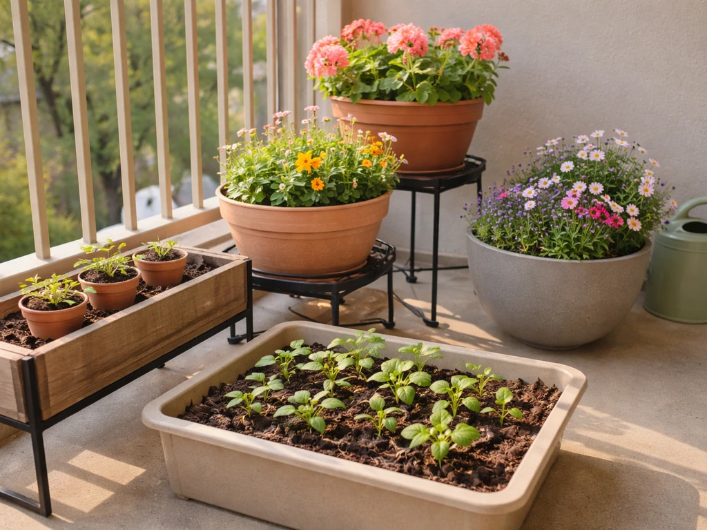 How to Grow Flowers on a Balcony: Step by Step Guide