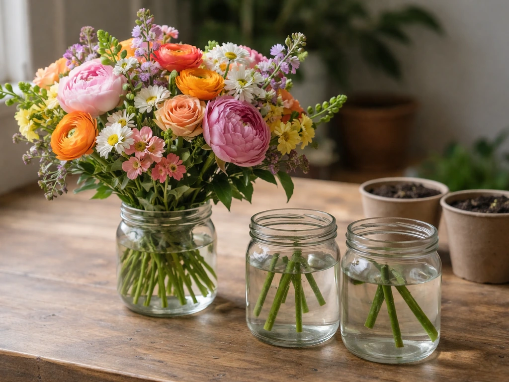 How to Grow Flowers From a Bouquet: Step-by-Step