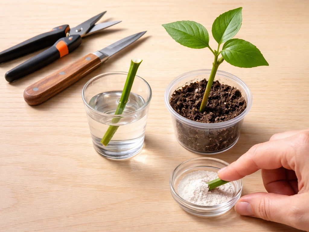 how to make a cut flower grow roots