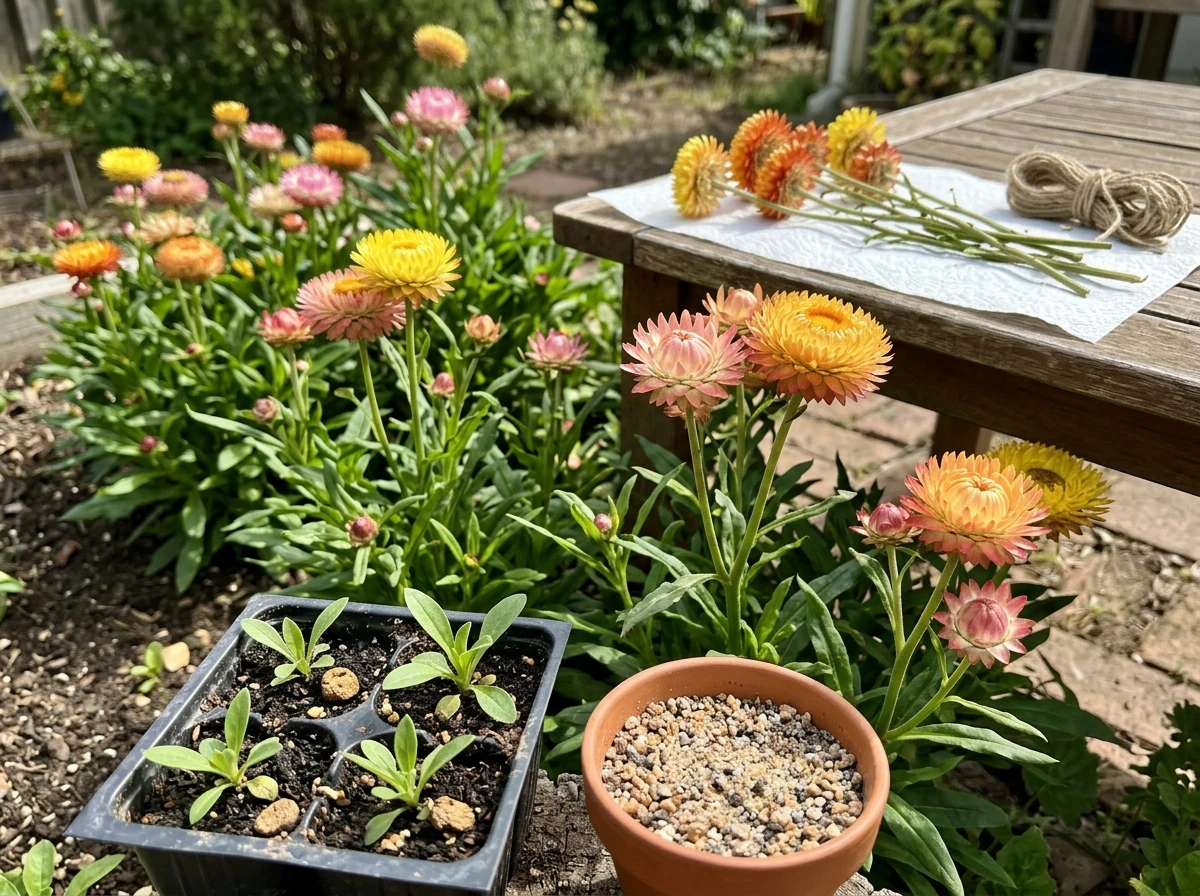 how to grow strawflower