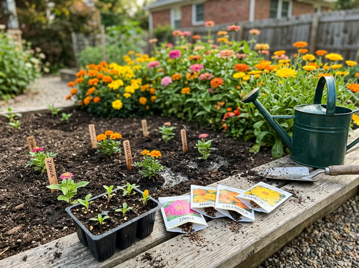 how to grow flower garden