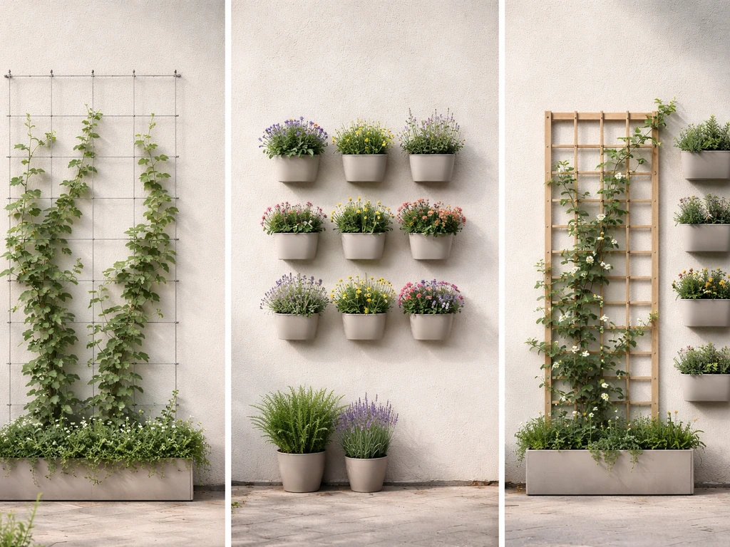 how to grow a flower wall